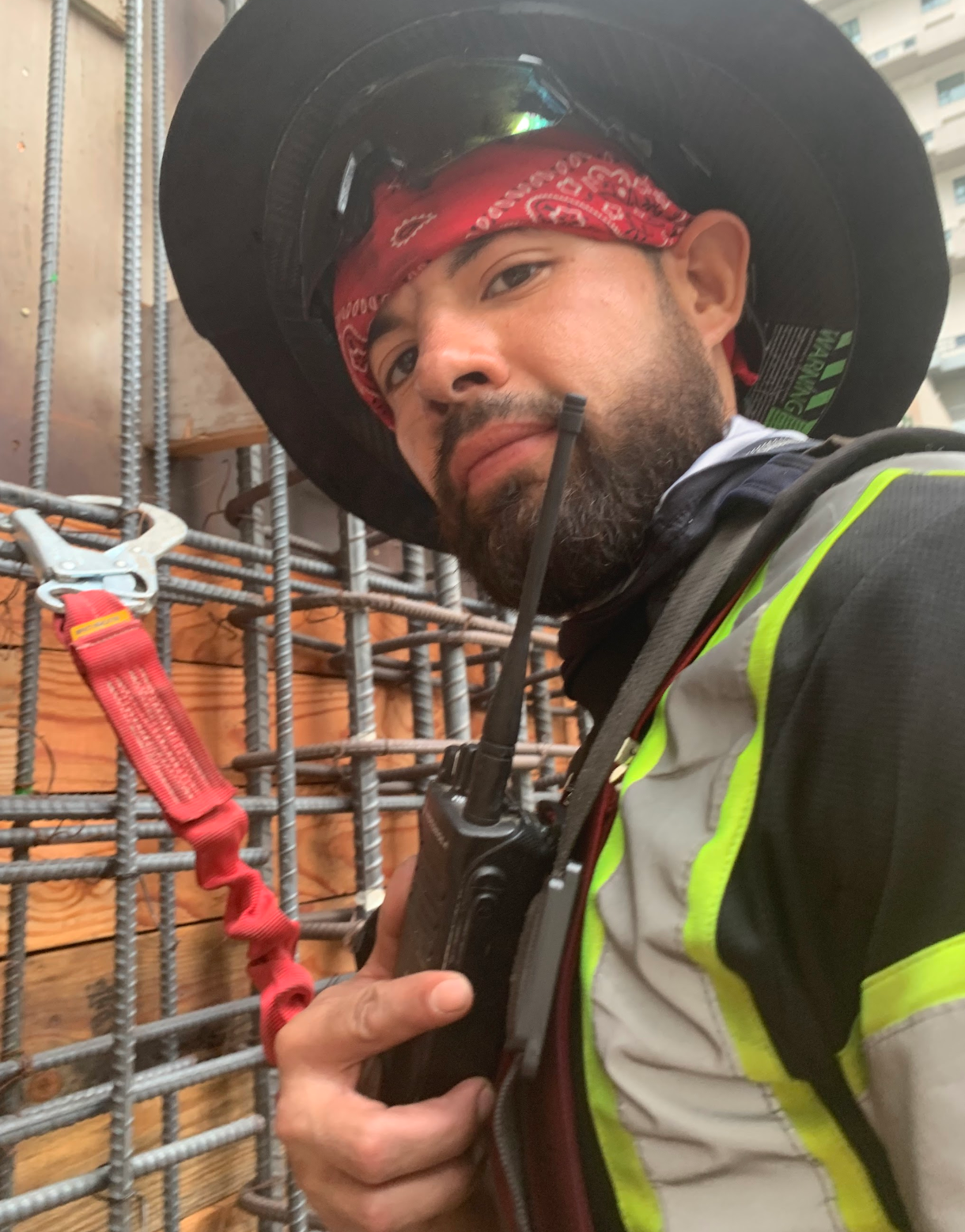 Brian on the job site